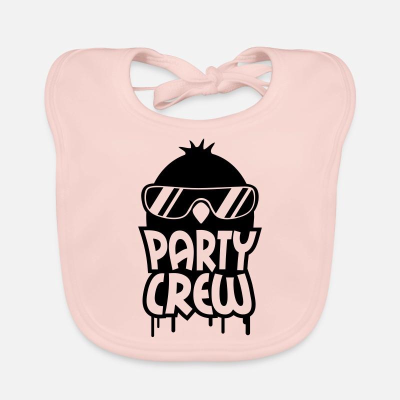 Cool Party Crew Penguin Bavoir bio Bébé