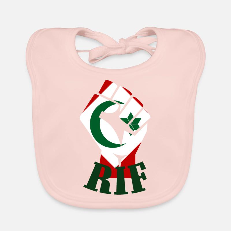 RIF - Bavoir bio Bébé - rose