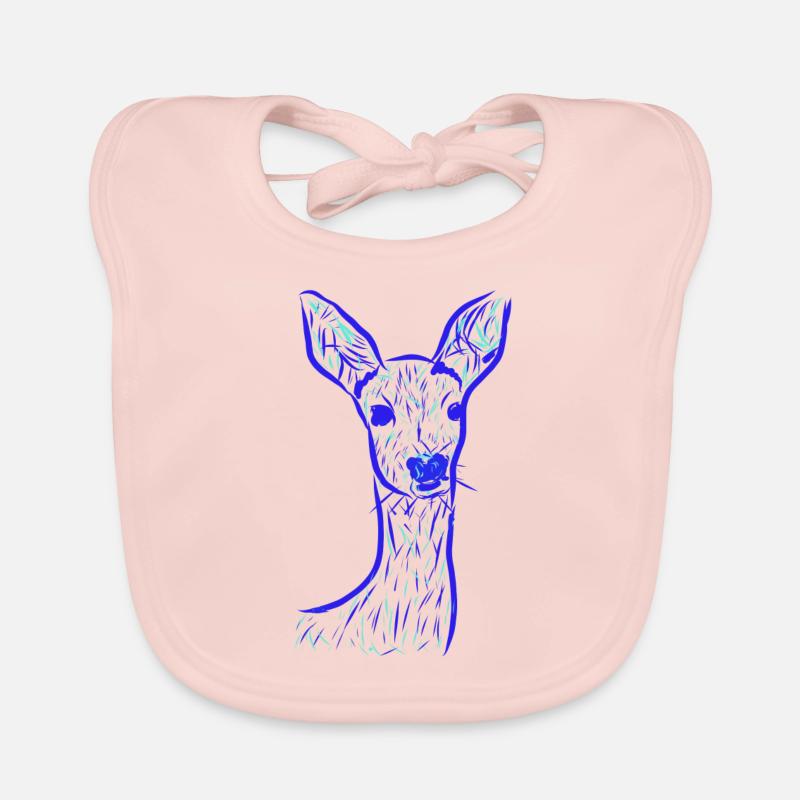 Roe deer Organic Baby Bibs