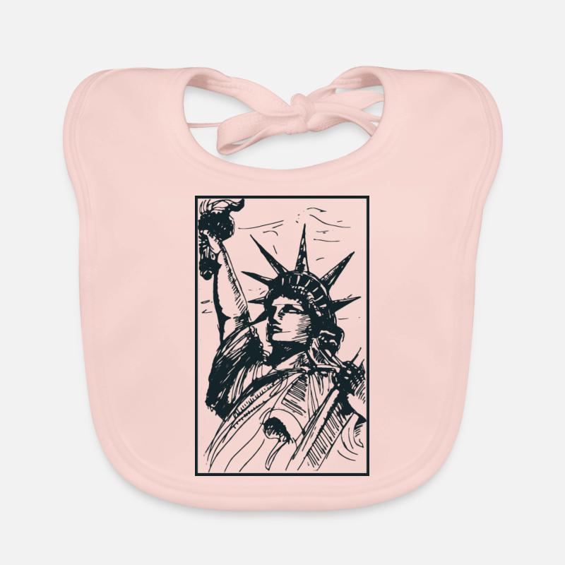 Freiheitsstatue Baby Bio-Lätzchen
