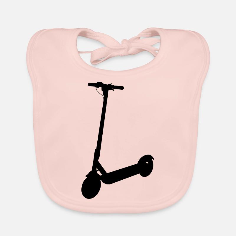 Scooter électrique scooter scooter - Bavoir bio Bébé - rose