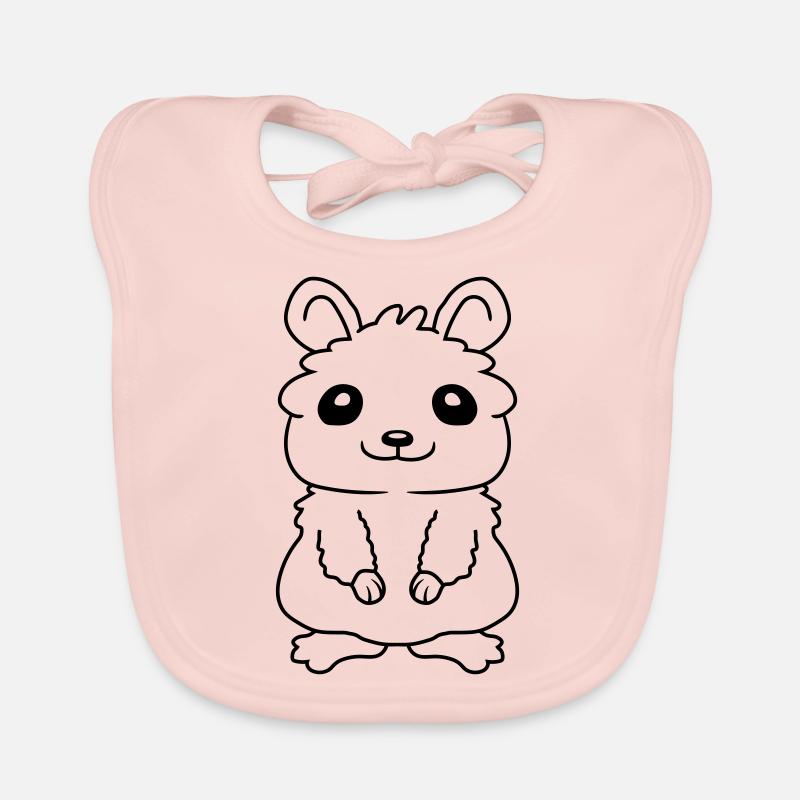 Lieber kleiner süßer Hamster Baby Bio-Lätzchen