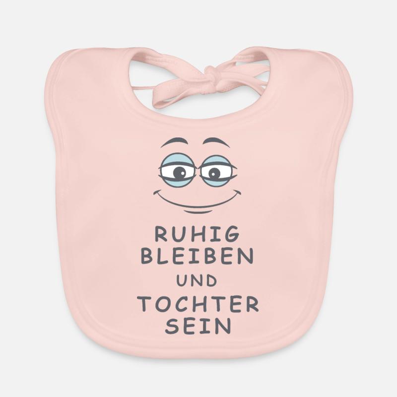 Tochter sein Baby Bio-Lätzchen