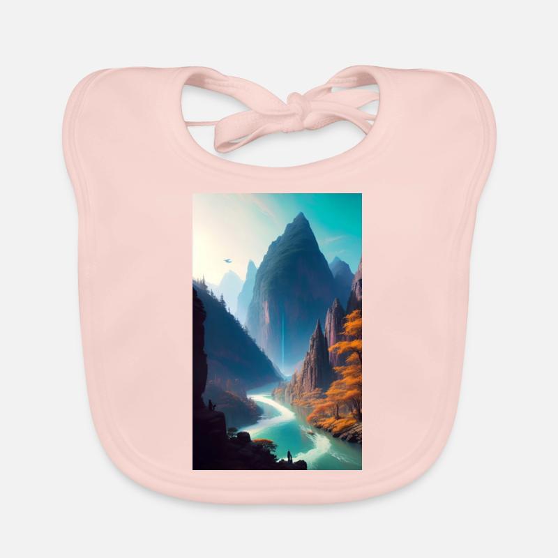 River Mountains Organic Baby Bibs