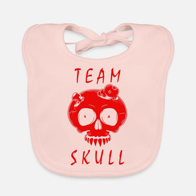 Équipe Skull Bavoir bio Bébé