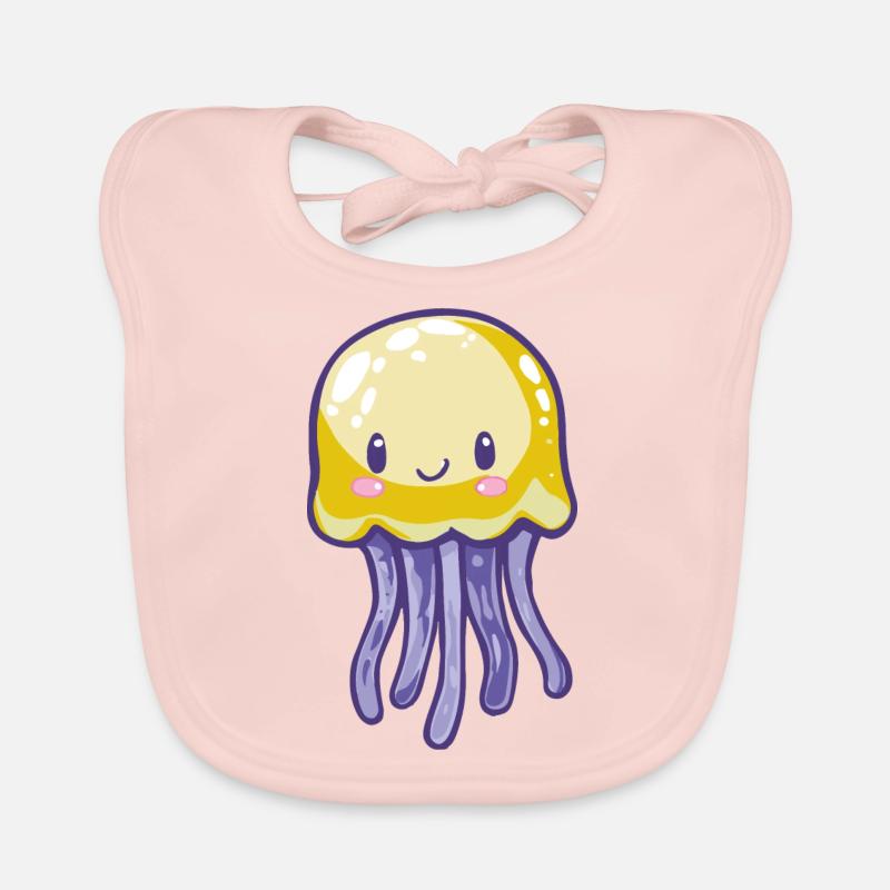 Méduse Bavoir bio Bébé