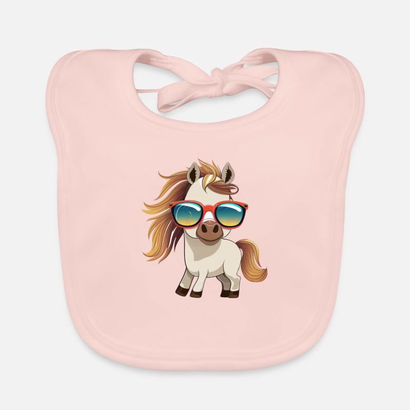 Cheval Bavoir bio Bébé