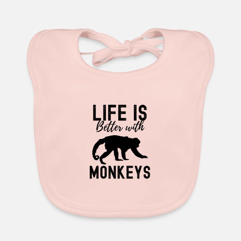 Affe Baby Bio-Lätzchen