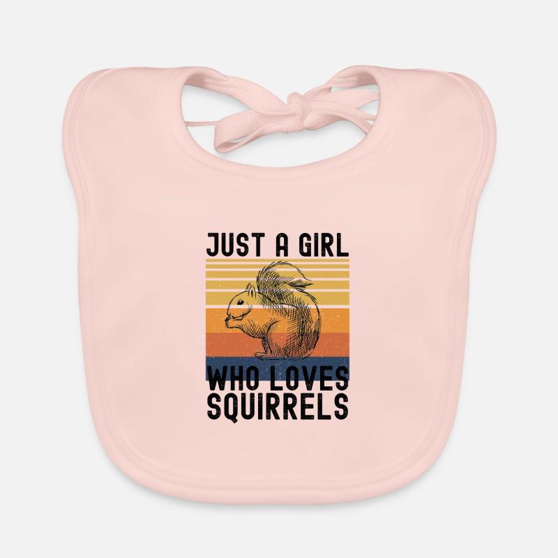 Eichhörnchen Baby Bio-Lätzchen