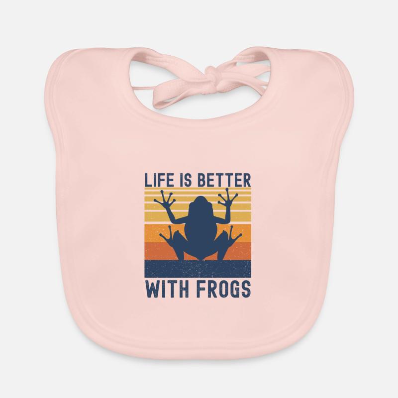 Frog Organic Baby Bibs