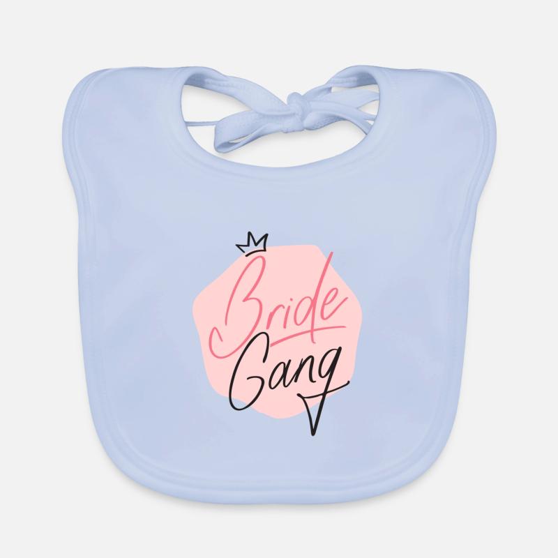 Bride Gang Hochzeit Baby Bio-Lätzchen