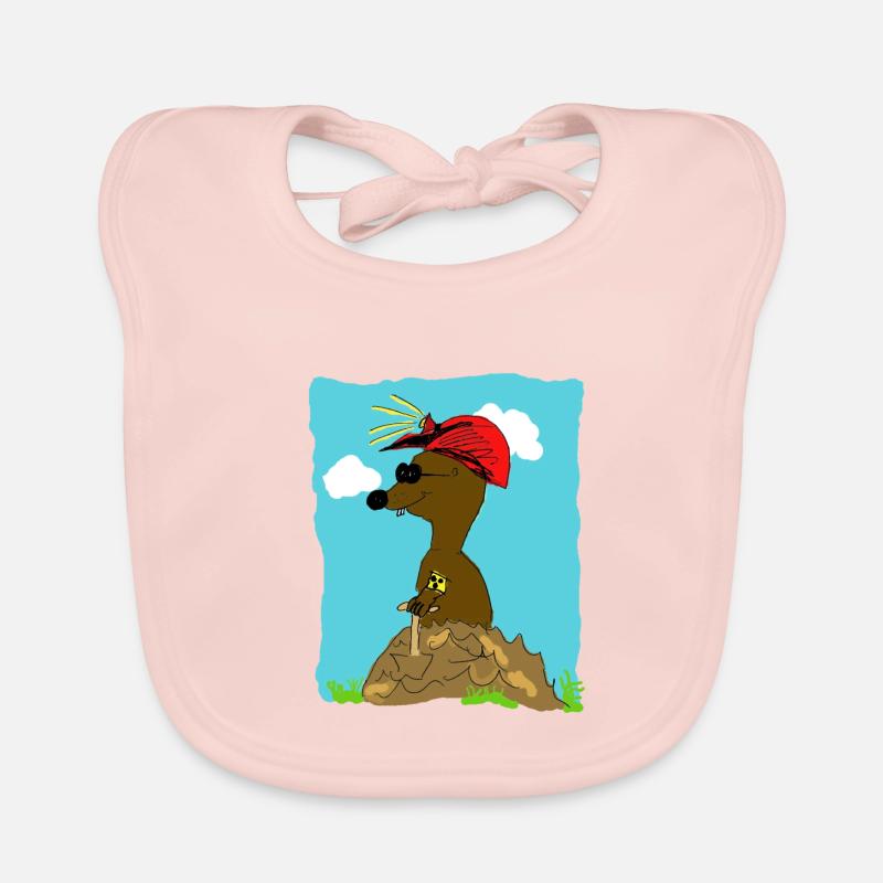 blind mole Organic Baby Bibs