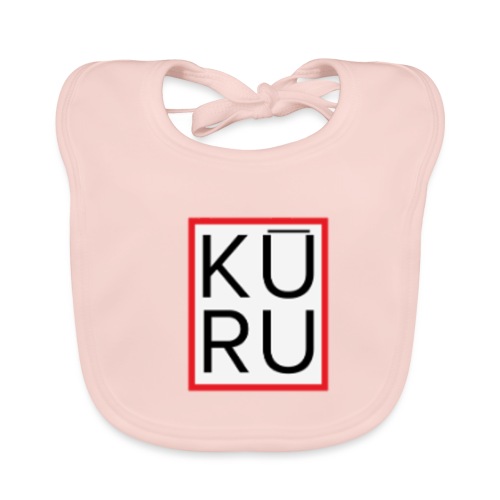 Logo Kuru - Babero de algodón orgánico para bebés