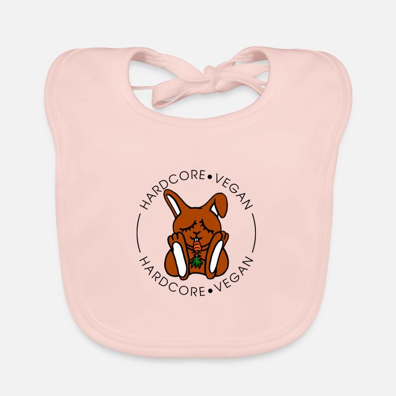 Lapin de Pâques végétalien Bavoir bio Bébé