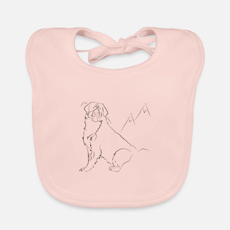 Berner Sennenhund Baby Bio-Lätzchen