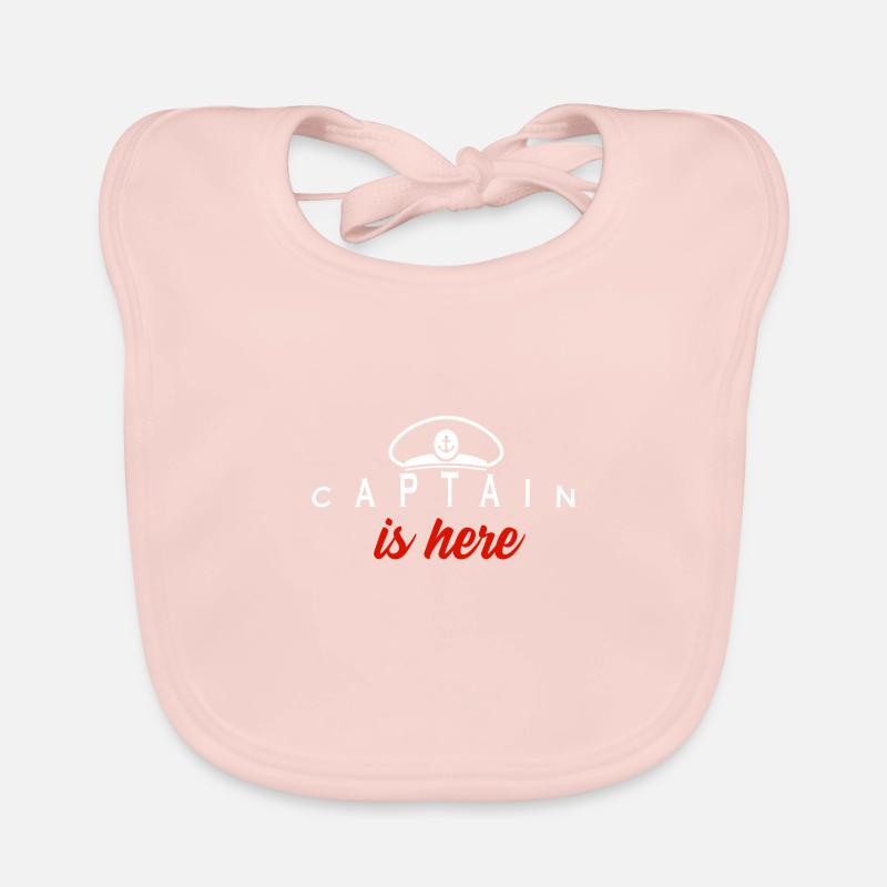 Capitaine est here Bavoir bio Bébé