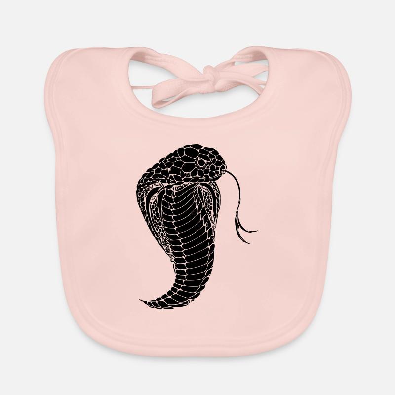 Serpent cobra serpent cobra Bavoir bio Bébé
