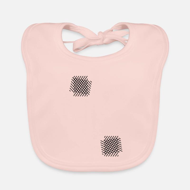 Signes d'utilisation rayures Bavoir bio Bébé