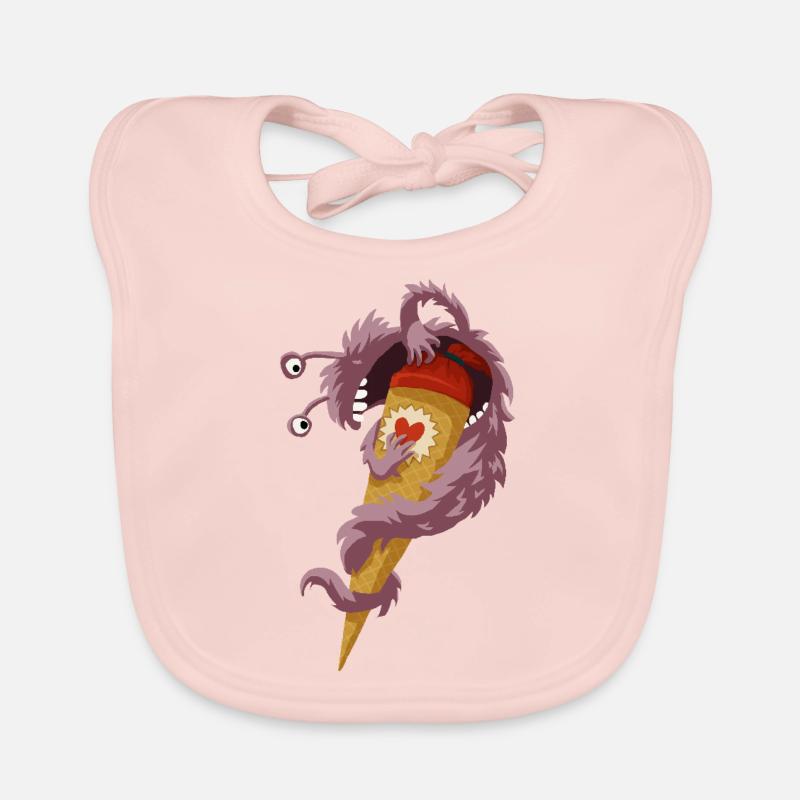 Cône d’école Monster Bavoir bio Bébé