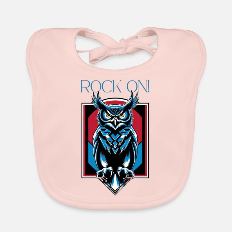 Eule - Rock on ! Organic Baby Bibs