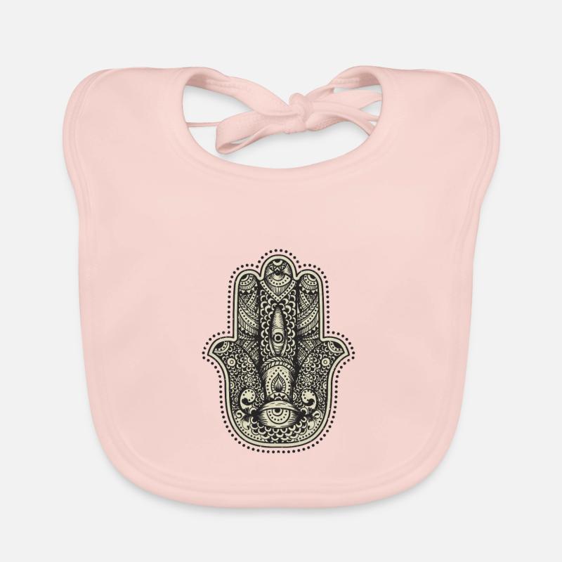Main de mandala Bavoir bio Bébé