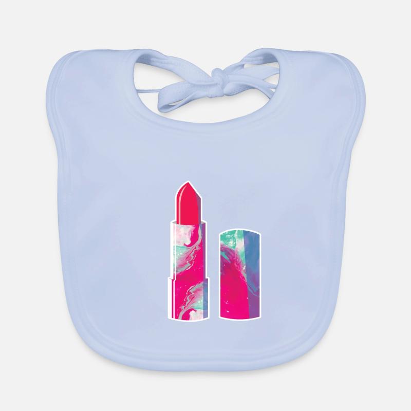 lipstick Organic Baby Bibs
