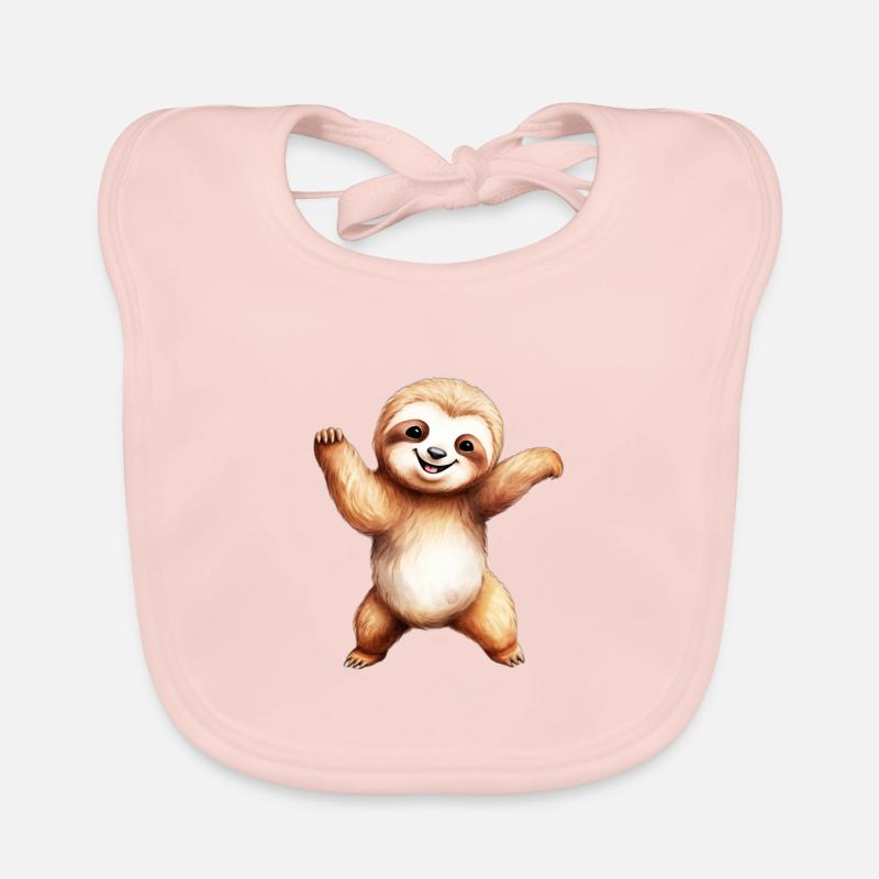 Sloth / Sloth class Organic Baby Bibs