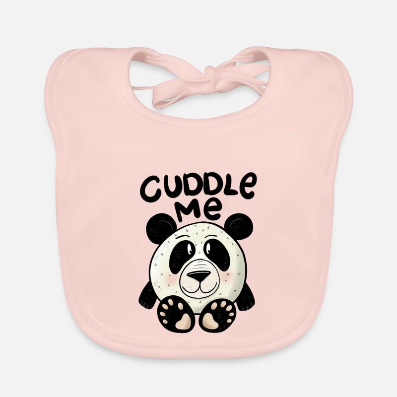 Panda Cuddle me Organic Baby Bibs