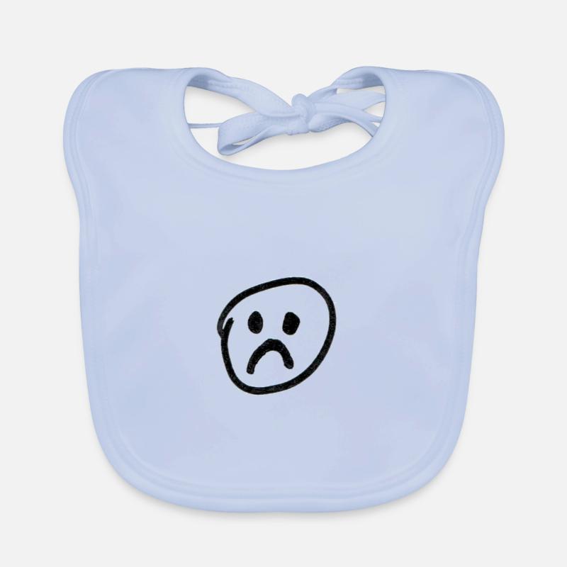 Sad Organic Baby Bibs