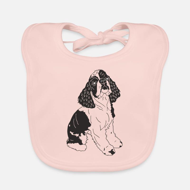 Cocker Spaniel Baby Bio-Lätzchen