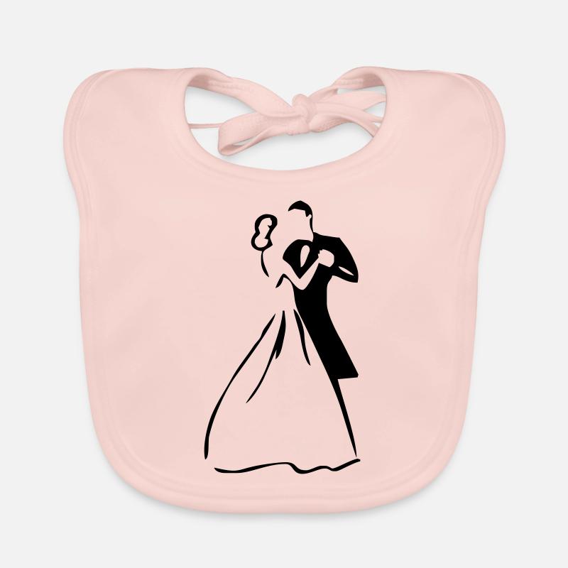 couple Bavoir bio Bébé