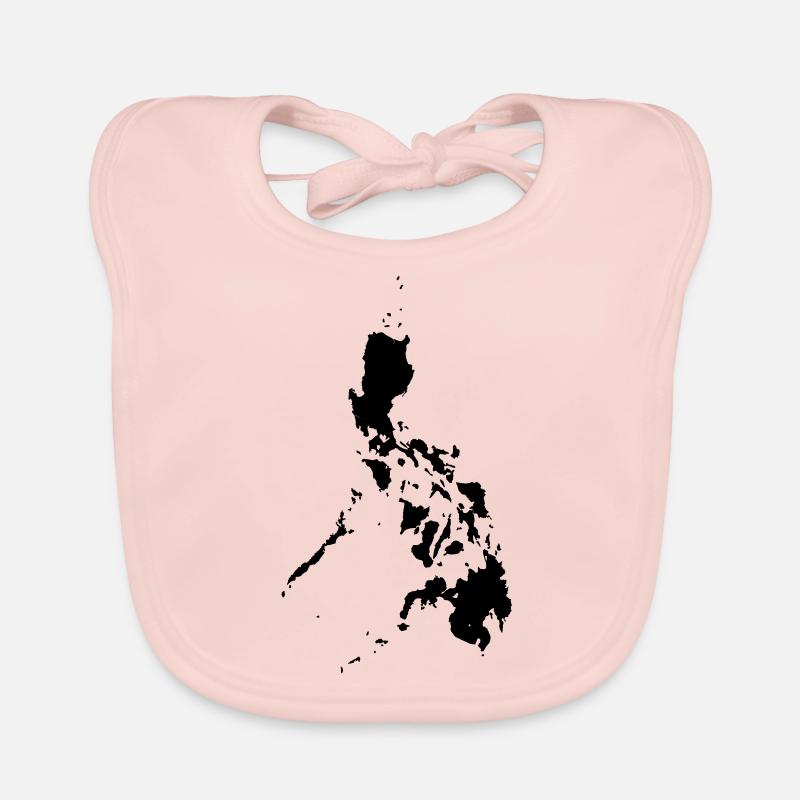 Philippines carte - Plott Bavoir bio Bébé