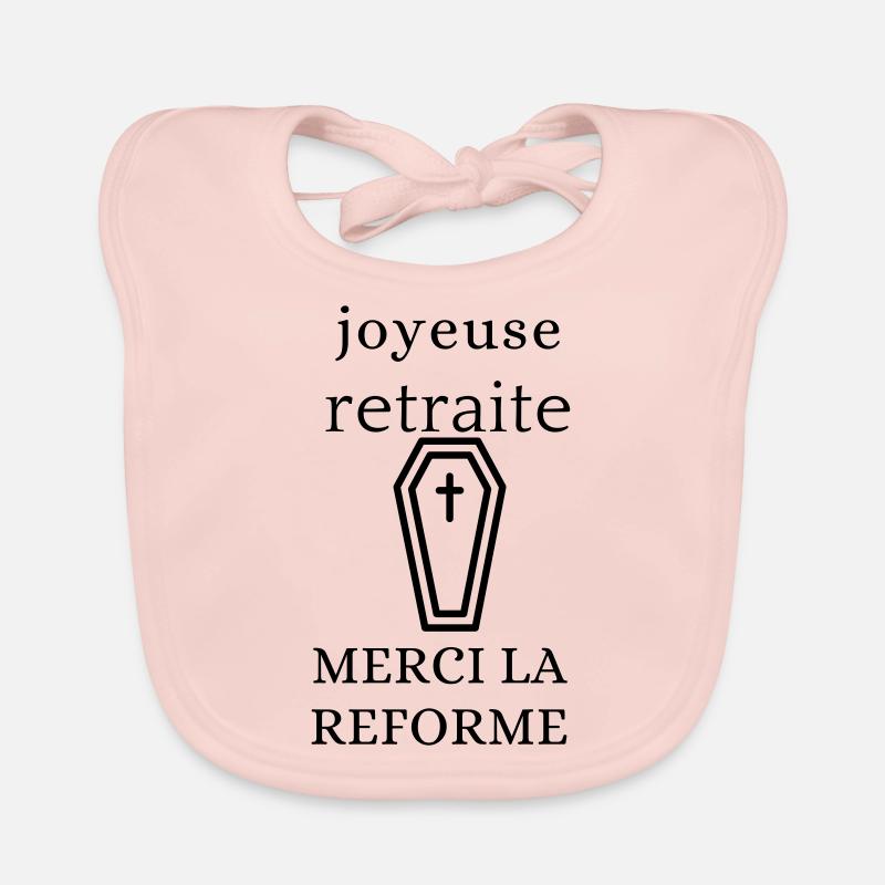 retraite REFORME Bavoir bio Bébé