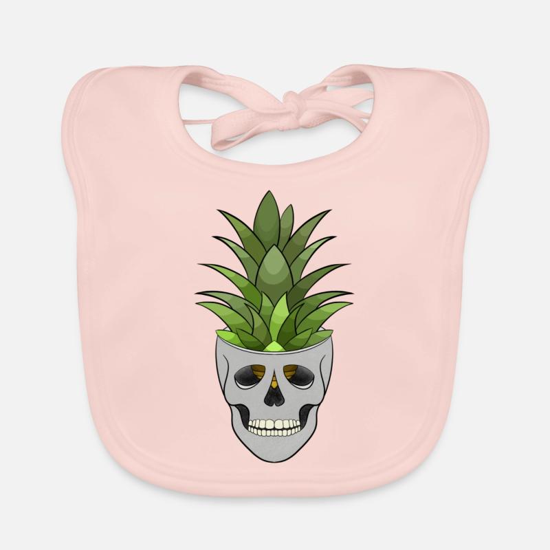 Crâne d’ananas Bavoir bio Bébé