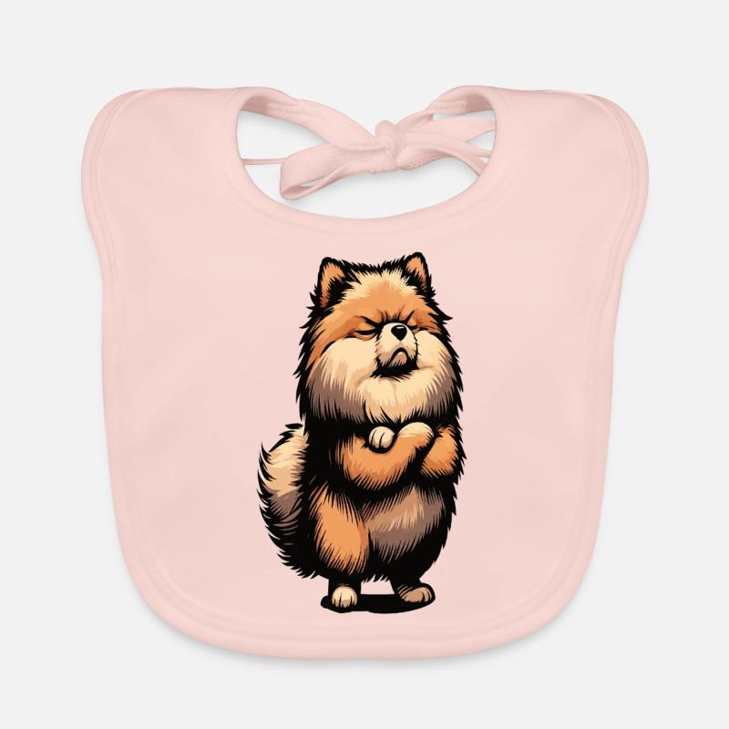 Zwergspitz Zwergspitze Zwerspitzhalter Spitz Baby Bio-Lätzchen