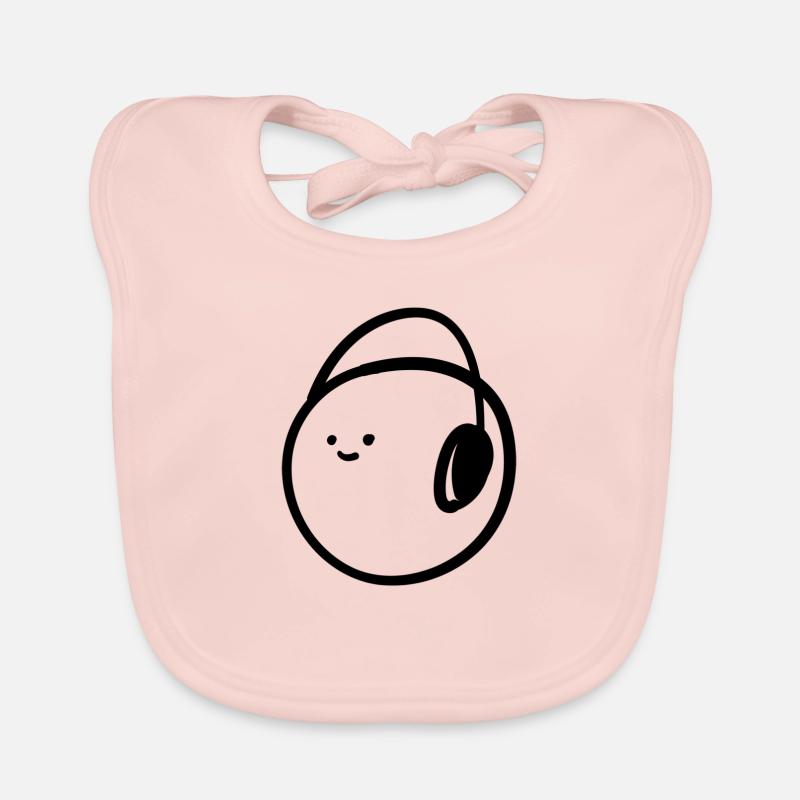 Smiley Organic Baby Bibs