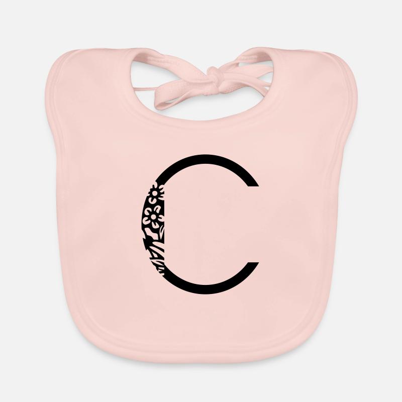 Buchstabe C Baby Bio-Lätzchen