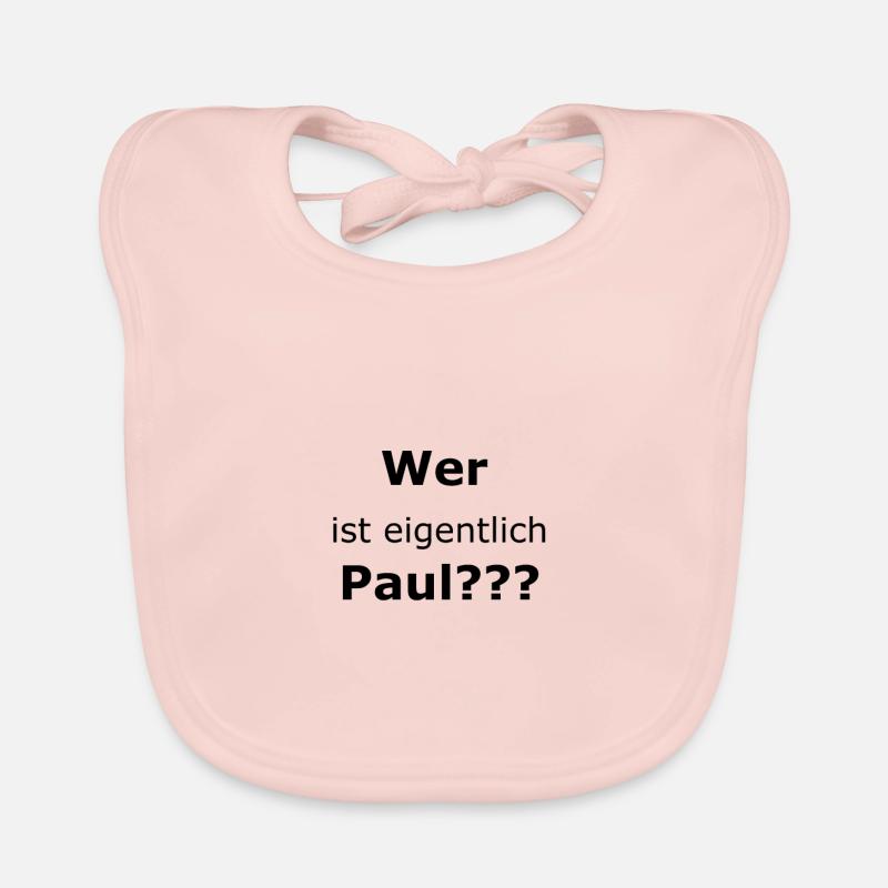 Qui est Paul? Bavoir bio Bébé