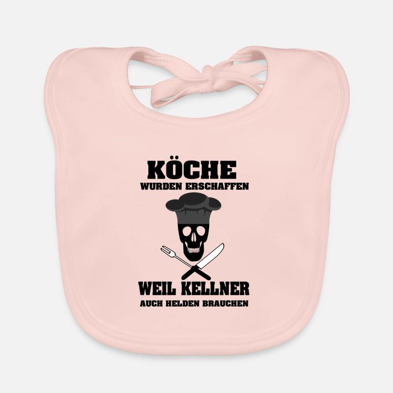 Koch Kellner cooler Spruch Baby Bio-Lätzchen