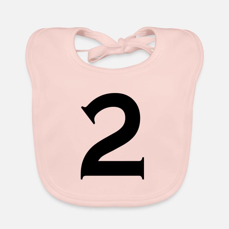 2 Organic Baby Bibs