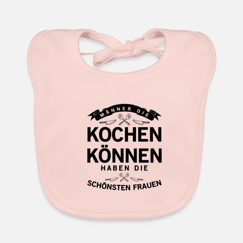 Koch Shirt · Kochen können · Geschenk Baby Bio-Lätzchen
