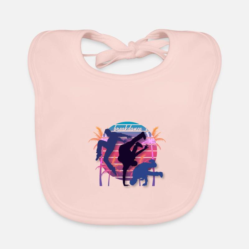 break dancing Organic Baby Bibs