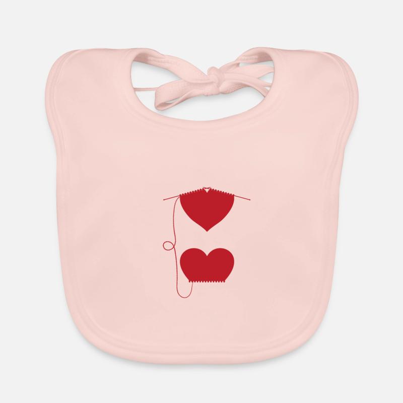 Stricken Baby Bio-Lätzchen