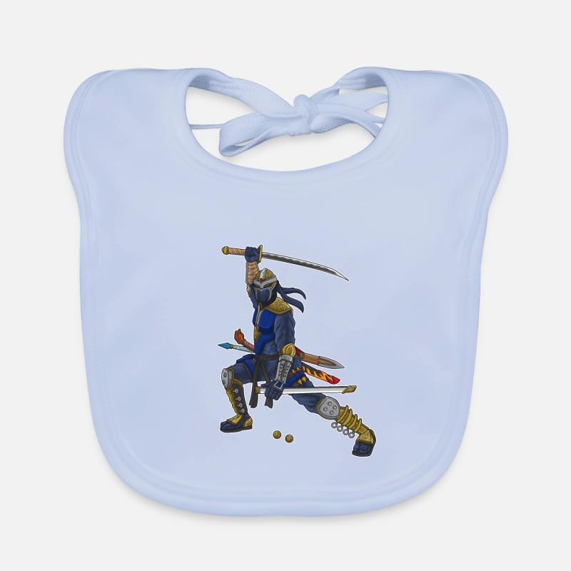 Cooler Ninja Jungs Geburtstag Geschenk Baby Bio-Lätzchen