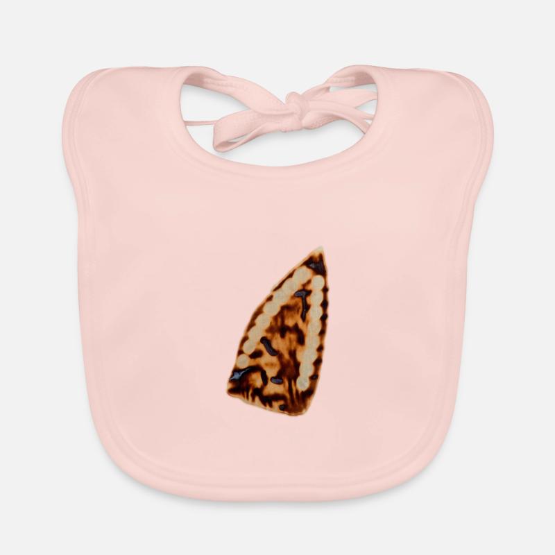 Fireprint de fer drôle a échoué - Bavoir bio Bébé - rose