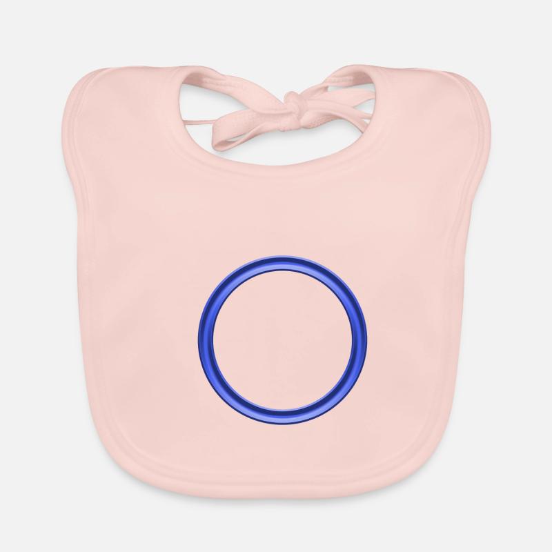 Ring blue Organic Baby Bibs