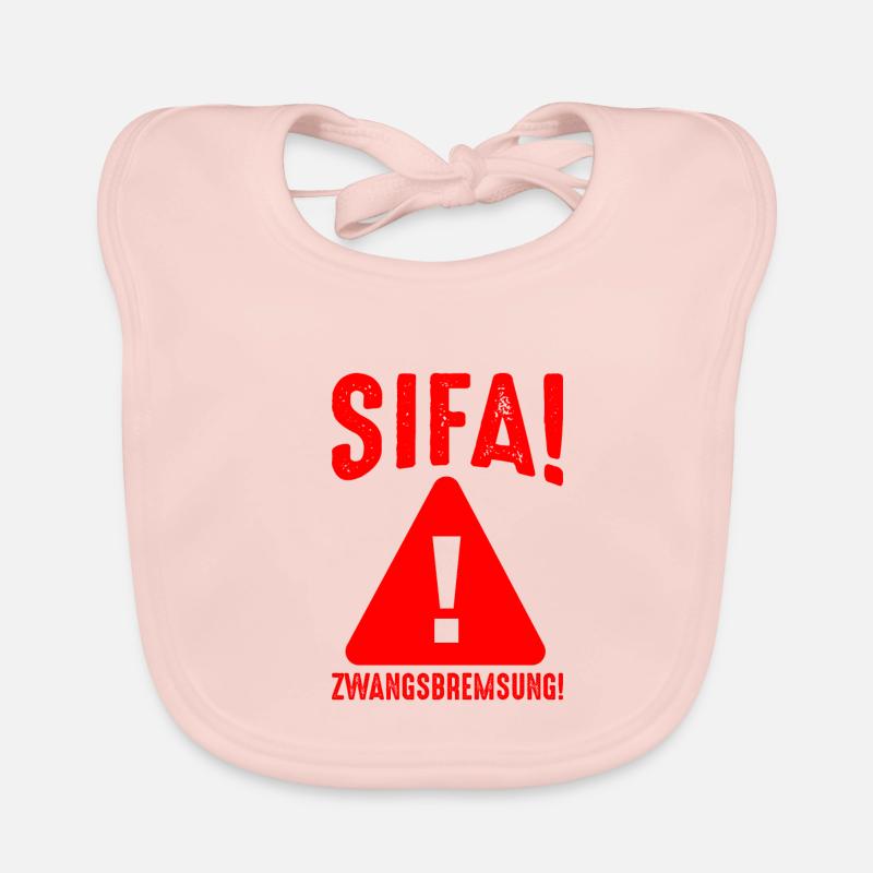 SIFA Shirt · EMERGENCY BRAKING TRAIN · Gift Organic Baby Bibs