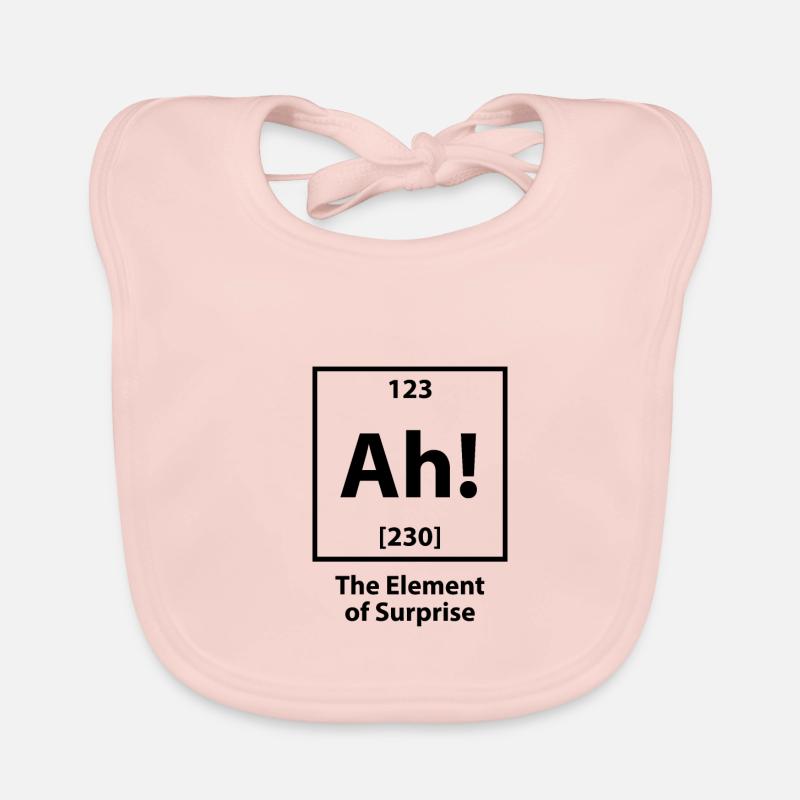 Ah! Tableau périodique des éléments Aha En savoir plus Bavoir bio Bébé