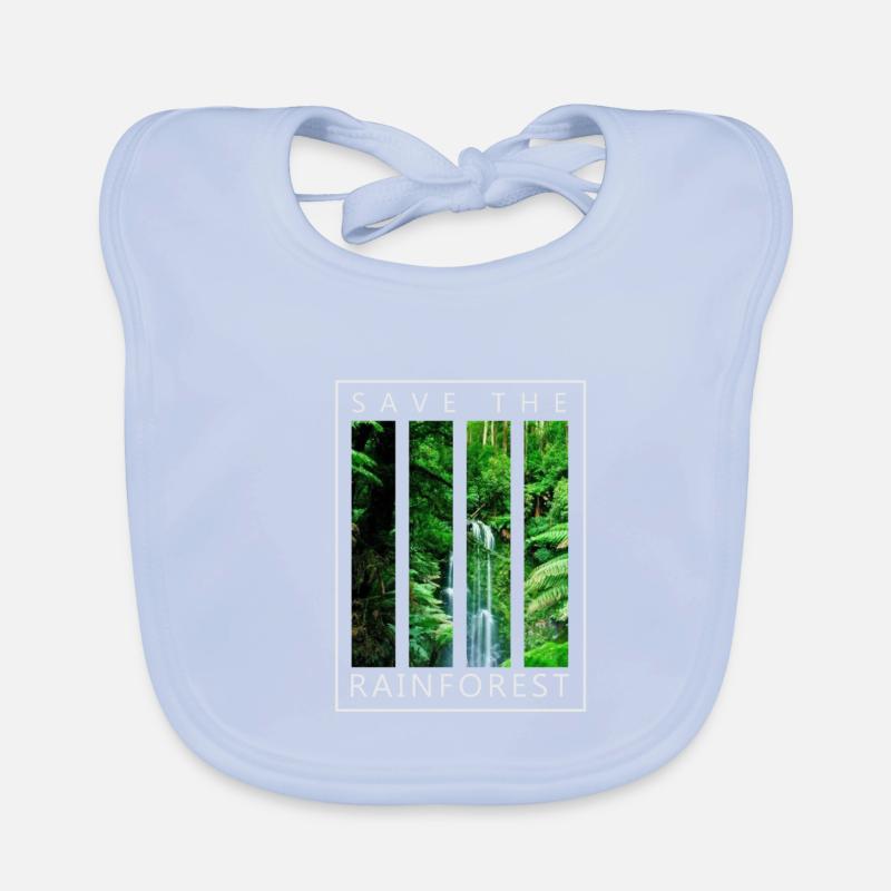 Save the rainforest Organic Baby Bibs