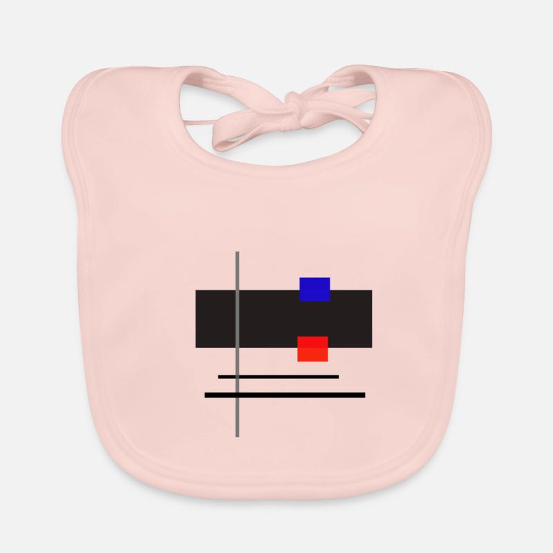 Art esthétique. Conception graphique de chemise Bavoir bio Bébé